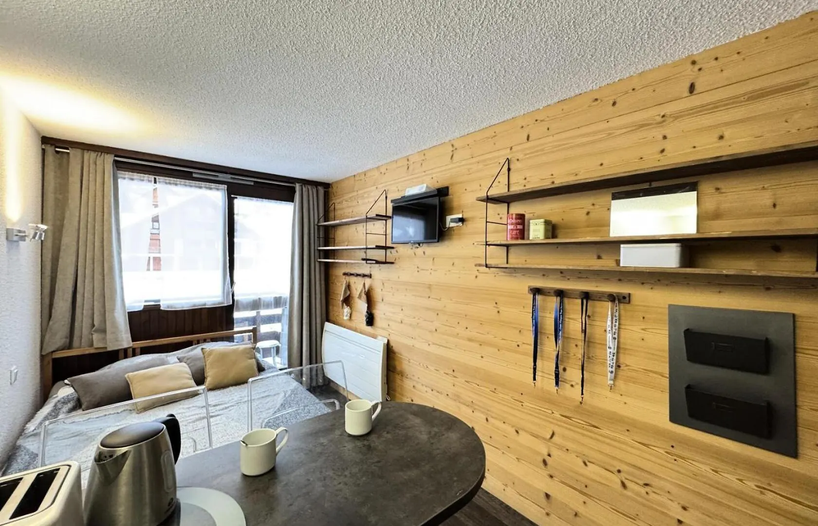 Champcella Residence Les Melezes - Studio Tout Confort - Acces Pistes Par Navette - Parking Exterieur Mae-1074 דירה